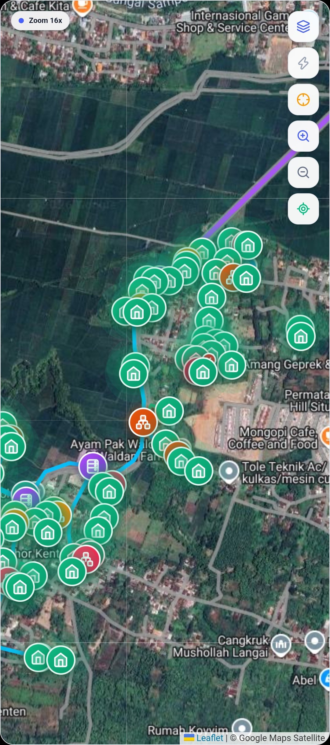 Peta Monitoring Ekosistem NODERA